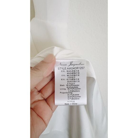 NANA JACQUELINE Giselle Dress (White) M - Picture 13 of 13
